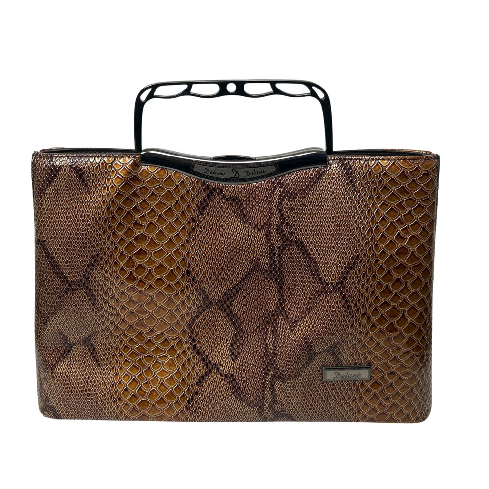 Delane - Vintage Faux Snakeskin Convertible Purse